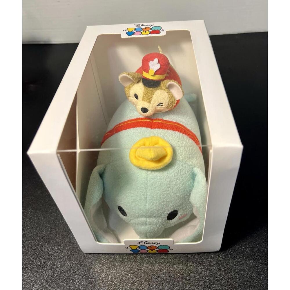 NIB Disney 2016 Tsum Tsum Timothy Q. Mouse & Dumbo Plush Set, 8x5.5x6.5” - Picture 3 of 9